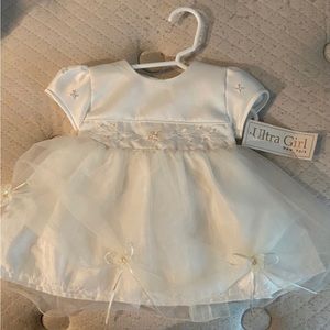 White/Ivory infant/ toddler baby girl dress (18 months)